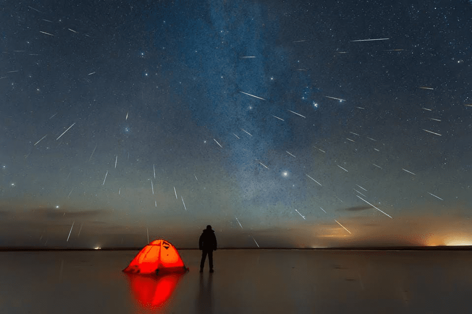 Meteor shower tonight