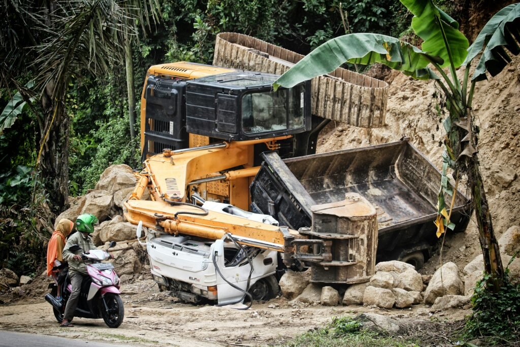 accident occurred on a construction site