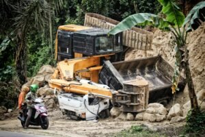 accident occurred on a construction site
