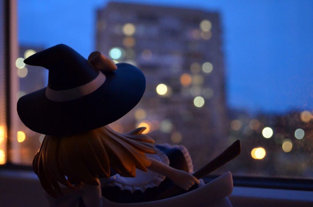 An anime girl wearing a hat