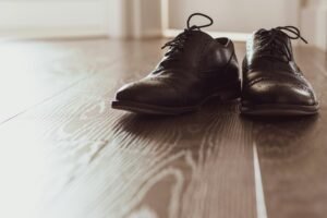 Black dress shoes